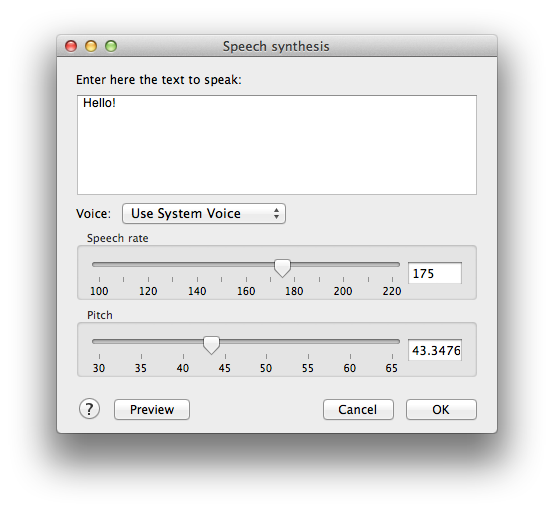 Speech Synthesis